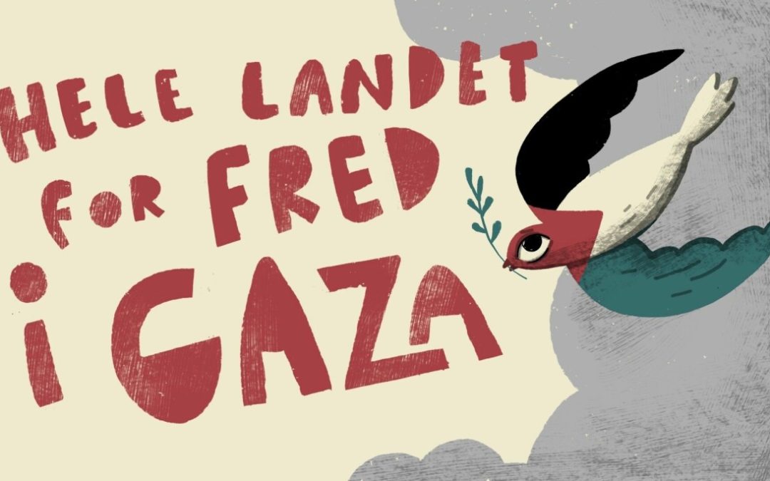 Hele Sørlandet for fred i Gaza lørdag 16.desember