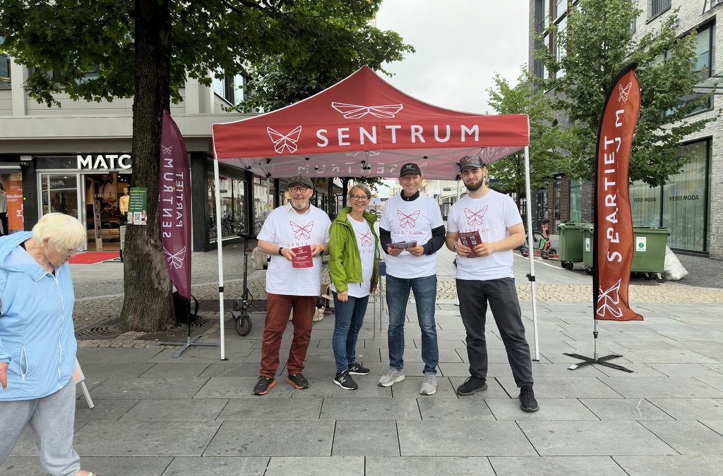 Møt Partiet Sentrum i Markens Gade – 12.oktober