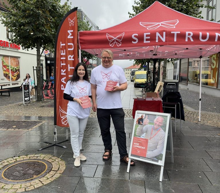 Møt Partiet Sentrum i Markens Gade. 11-15